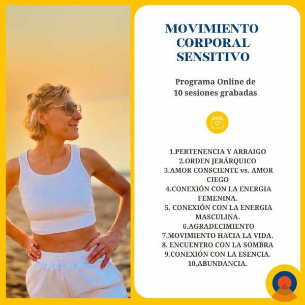 MOVIMIENTO CORPORAL SENSITIVO PACK 10 SESIONES ONLINE